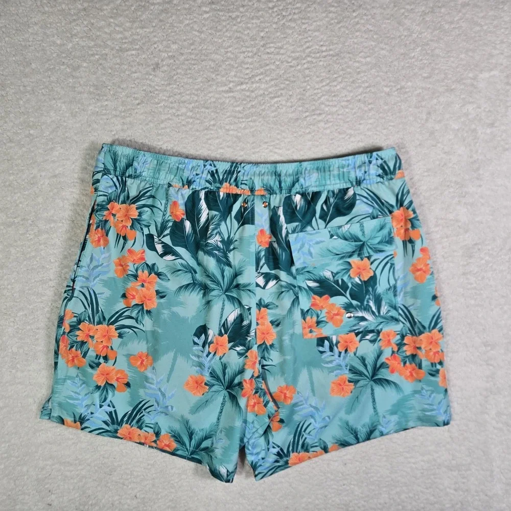 Robert Graham Swim Shorts Mens XL Tropical Forest Brief Lined Swim Trunks NWT